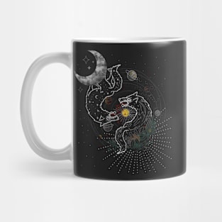 wolves night and day Mug